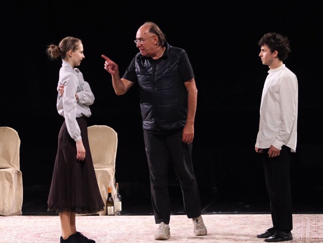 Жолдак провел в Киеве мастер-класс для актеров и начал репетиции нового спектакля. Фото