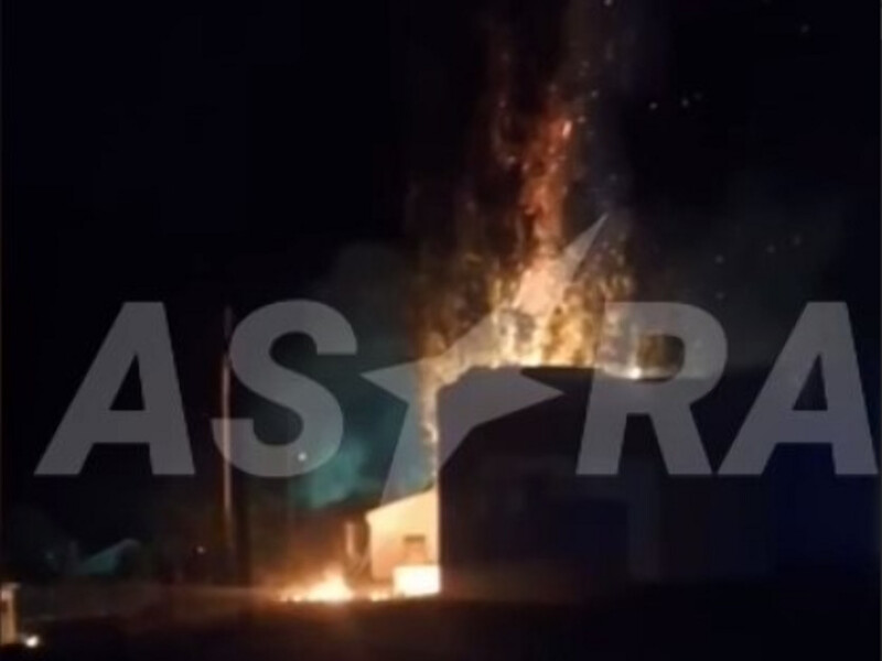 Ростовську область атакували вдруге за добу. На залізничній станції пожежа