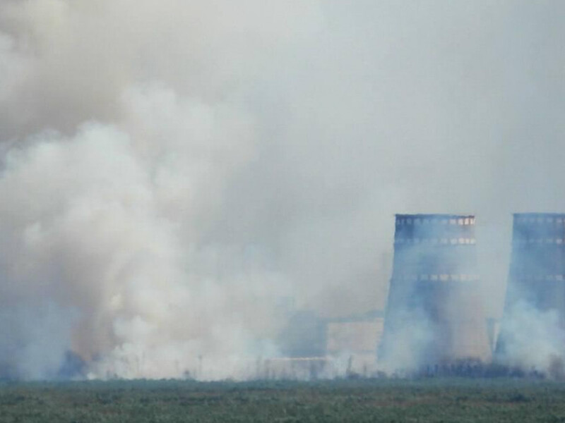 Пожар вблизи энергоблоков оккупированной ЗАЭС. В МАГАТЭ отреагировали