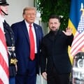 Зеленский приехал в Белый дом, его встретил лично Трамп. Фоторепортаж