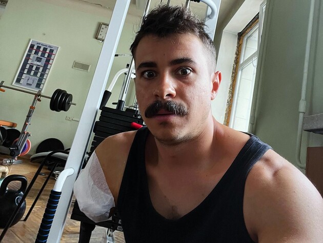 Ярослав Грубич, який після поранення на фронті втратив руку, розповів про свою реабілітацію