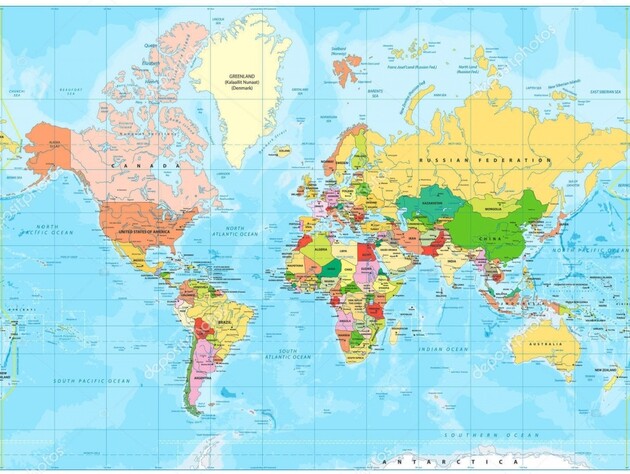 Африканський союз закликав відмовитися від мапи Меркатора. Вона зображує РФ більшою, ніж є насправді