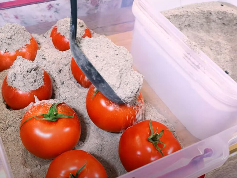 Посипте цим помідори – і вони залишаться свіжими без заморожування й пастеризації до зими. Робочий лайфхак