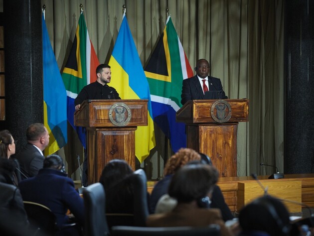 Президент ПАР зробив запит на розмову із Зеленським після нещодавньої бесіди з Путіним