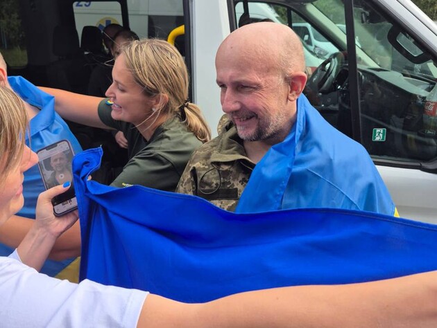 Из российского плена вернулся журналист УНИАН Дмитрий Хилюк