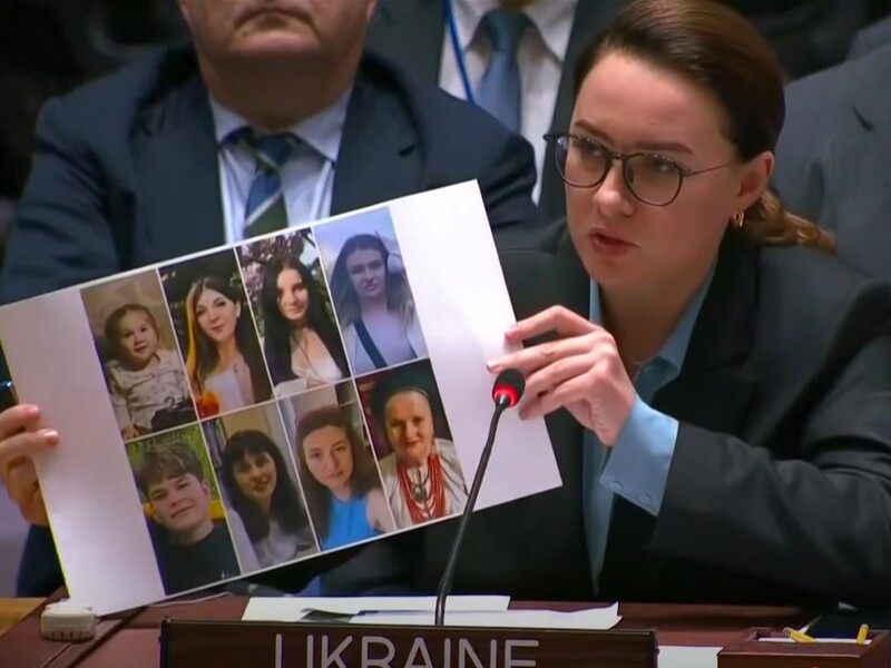 Свириденко в Совбезе ООН показала фото убитых Россией детей