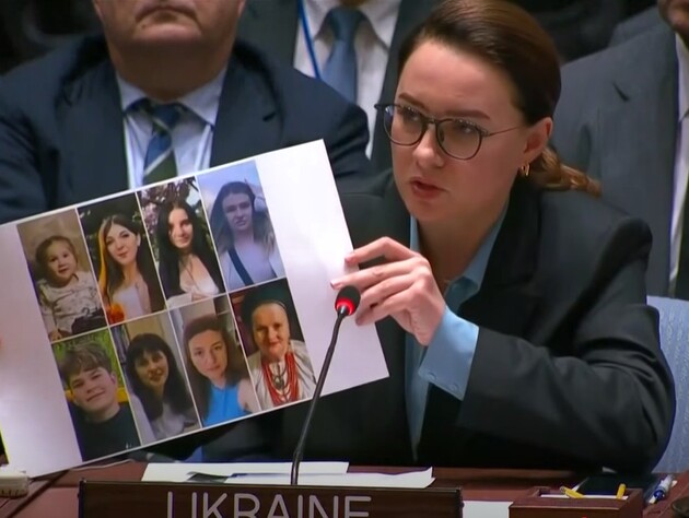 Свириденко в Совбезе ООН показала фото убитых Россией детей