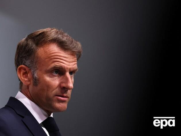 Макрон відповів Лаврову, який сподівається, що тому 