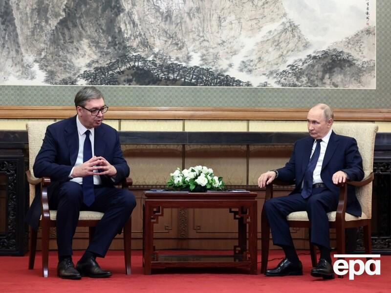 Вучич російською звернувся до Путіна і поскаржився на складне становище Сербії через війну в Україні