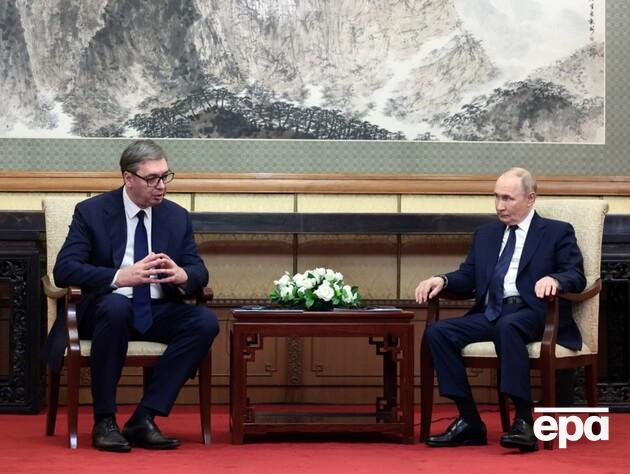 Вучич російською звернувся до Путіна і поскаржився на складне становище Сербії через війну в Україні