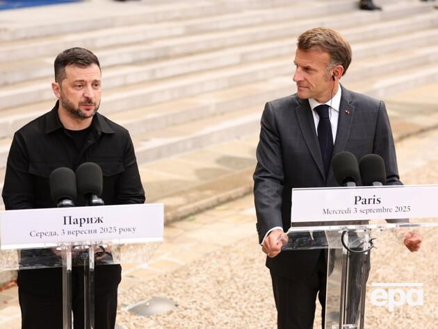 Макрон: Європа надасть гарантії безпеки Україні в день підписання мирної угоди