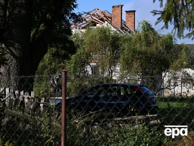 Российский дрон повредил частный дом в Польше