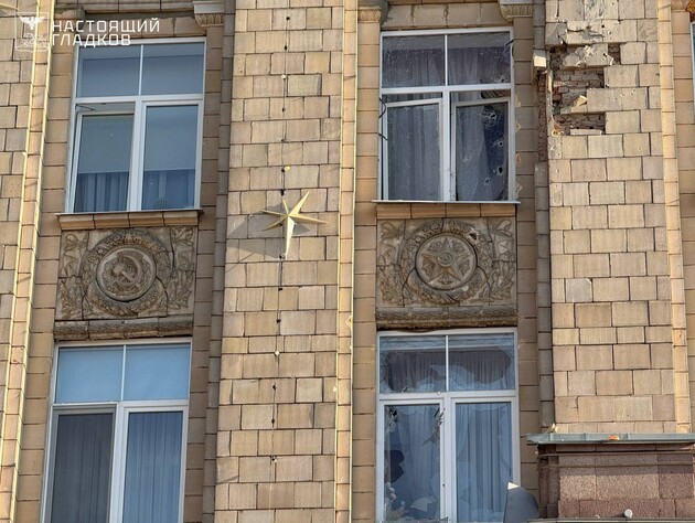 У Бєлгороді заявили про удари дронами по урядовій будівлі. Фото свідчать про інше