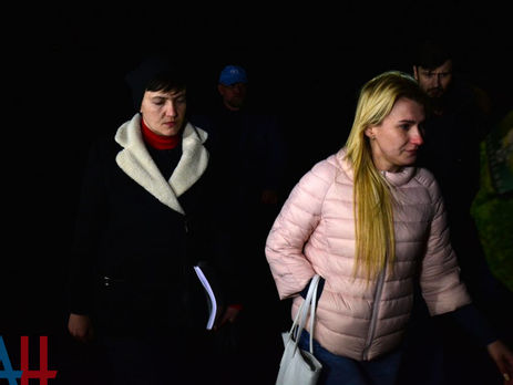 Савченко на окупованому Донбасі: Я закликаю лідерів нормандського формату допомогти здійснити обмін полоненими 