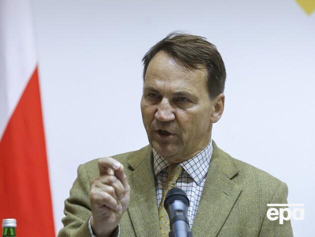 Сікорський про збиття дронів у Польщі: Якби це сталося в Україні, це розцінили б як 100-відсотковий успіх