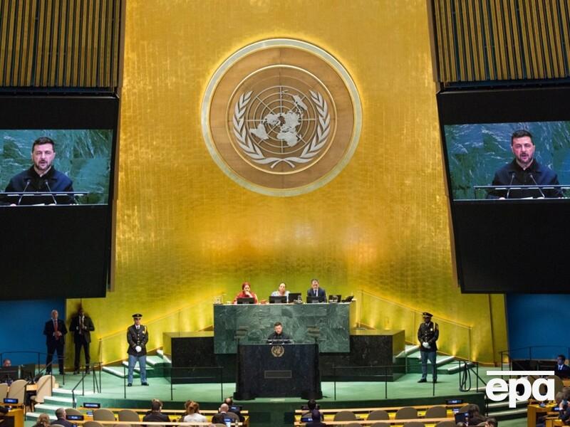 Зеленський на засіданні Генасамблеї ООН: Путін хоче продовжувати війну, розширюючи її. Ми створюємо нову архітектуру безпеки