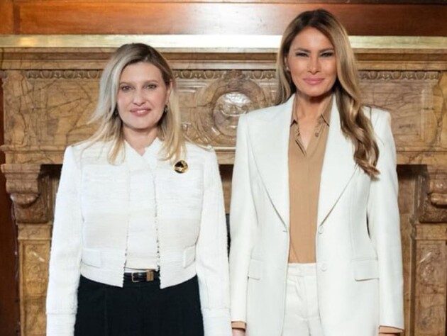 Зеленська розповіла, яке враження справила на неї дружина Трампа під час особистої зустрічі