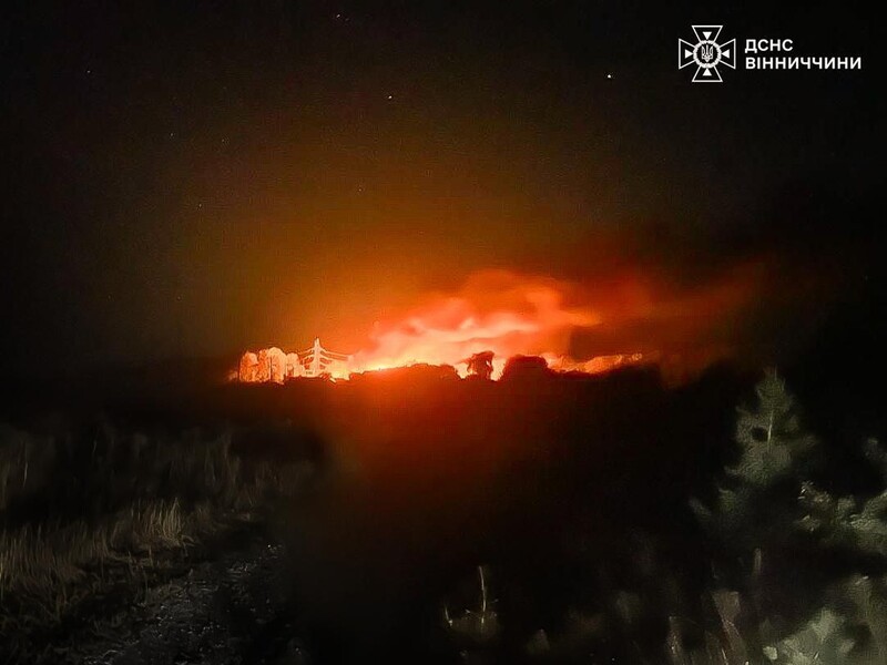 В Винницкой области ночью останавливались поезда. РФ атаковала критическую инфраструктуру