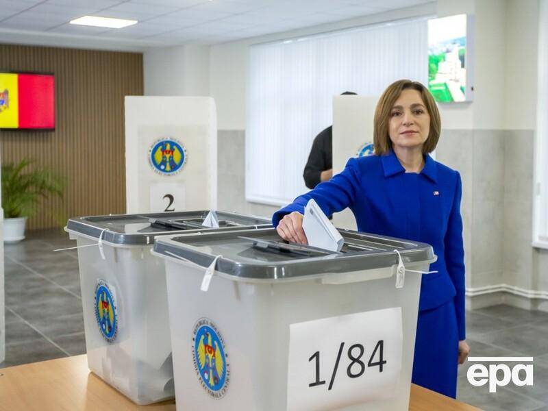 Молдова обирає парламент. Санду проголосувала й озвучила ризики, пов'язані з РФ 