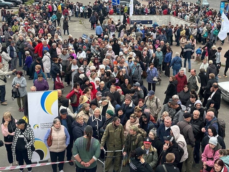 "Платформа общественной поддержки" раздала 6 тонн гуманитарной помощи в Киеве