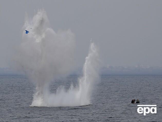 До узбережжя в Одеській області штормом винесло російські міни