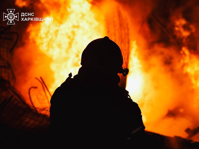 У Харкові зросла кількість постраждалих від нічного обстрілу РФ. Частина міста без світла. Фото