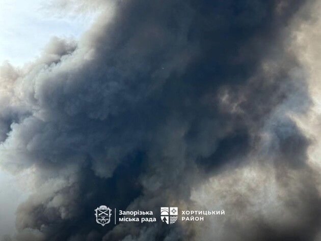 РФ обстреляла Запорожье. Фото