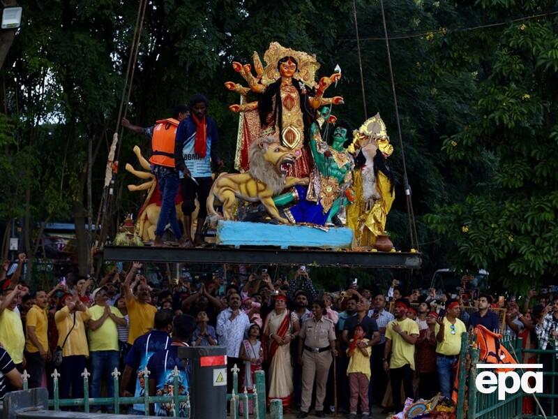 В Індії під час фестивалю демона показали в образі Трампа 