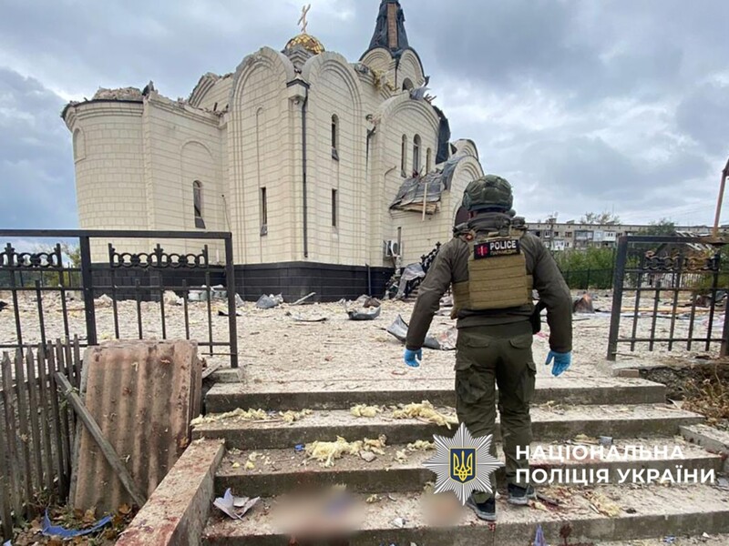 У храмі Костянтинівки, який атакувала РФ, виявили дворічного хлопчика. Його мати загинула минулого тижня