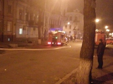 В киевском офисе КПУ выгорело 220 кв. метров площади