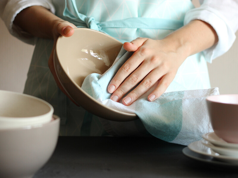 Смешайте это с уксусом – и кухонные полотенца будут благоухать свежестью. Секреты идеальной стирки 