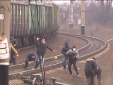 В штабе блокады заявили, что вооруженные титушки хотели уничтожить редут и захватить тепловозы с углем