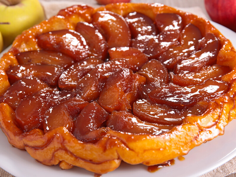 Самый вкусный пирог из Франции. Перевернутый тарт Татен с карамелизированными яблоками