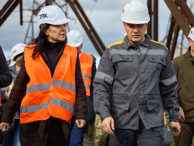 Міністерка економіки Німеччини Катаріна Райхе подивилася, як відновлюють енергосистему – ДТЕК