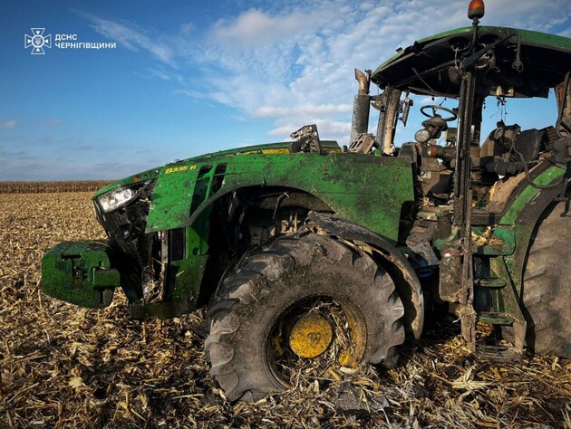 Під час збирання врожаю в Чернігівській області здетонував дрон – двоє людей загинули