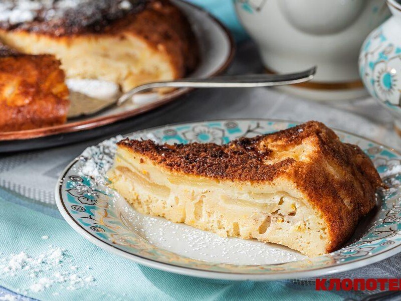 Пиріг із яблуками без випікання. Найкращий рецепт