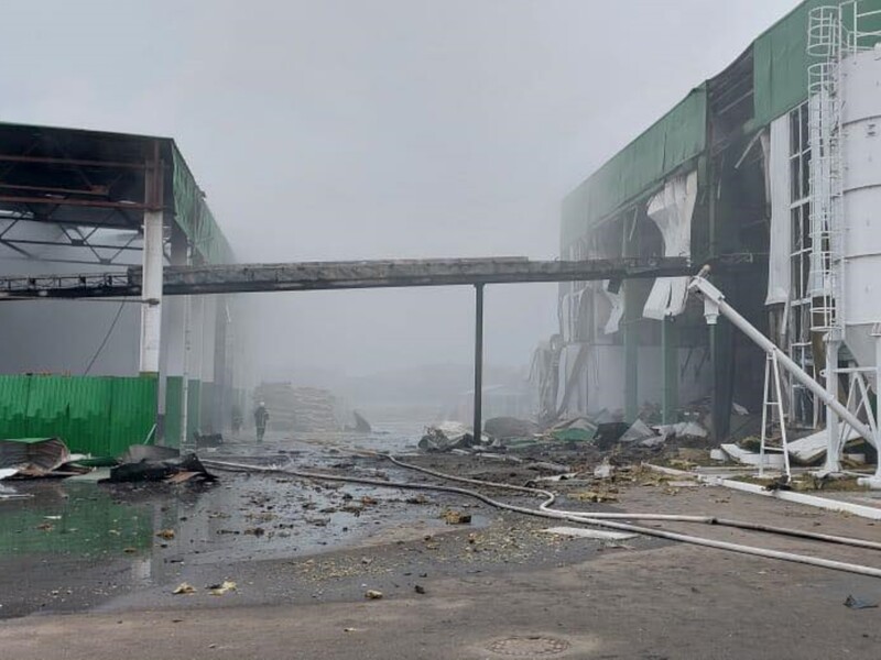 Россияне атаковали первую в Украине крупную ТЭЦ на биомассе. Фото