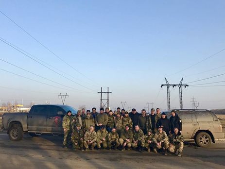 Участники блокады Донбасса открыли новый мобильный пост