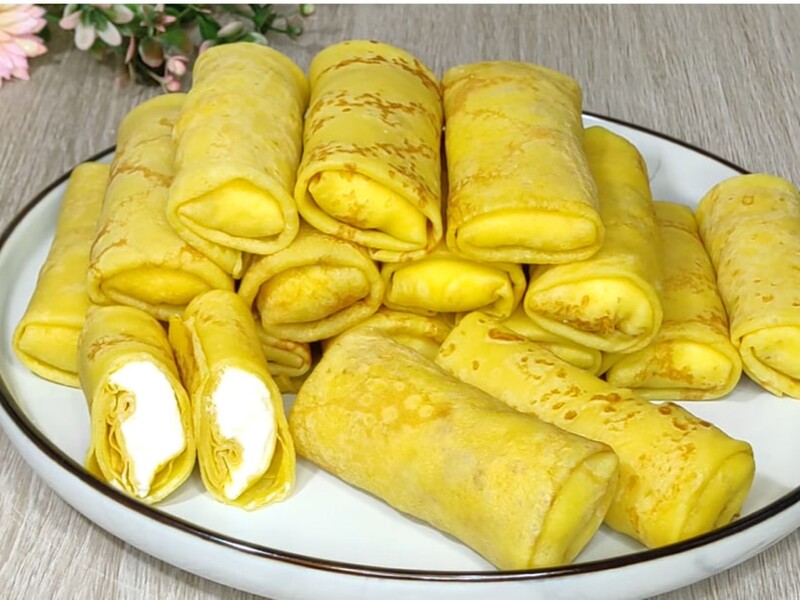 Это лучший рецепт блинов для любой начинки. Секрет эластичности – в этом ингредиенте