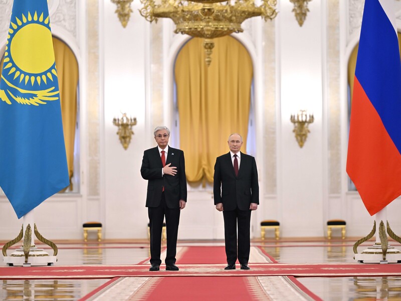 Токаев назвал Россию "Богом данным соседом" для Казахстана и произнес тост за Путина. Видео