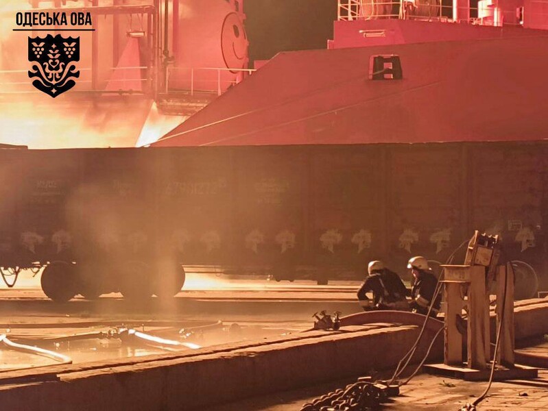 РФ атаковала гражданские корабли в Одесской области. Фото
