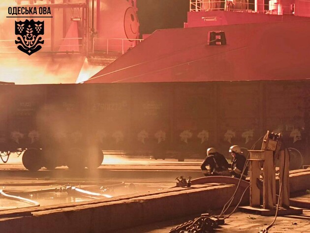 РФ атаковала гражданские корабли в Одесской области. Фото