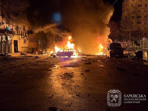 Дрони РФ у Харкові поранили більш ніж 35 людей. Який вигляд має місто після атаки. Фото