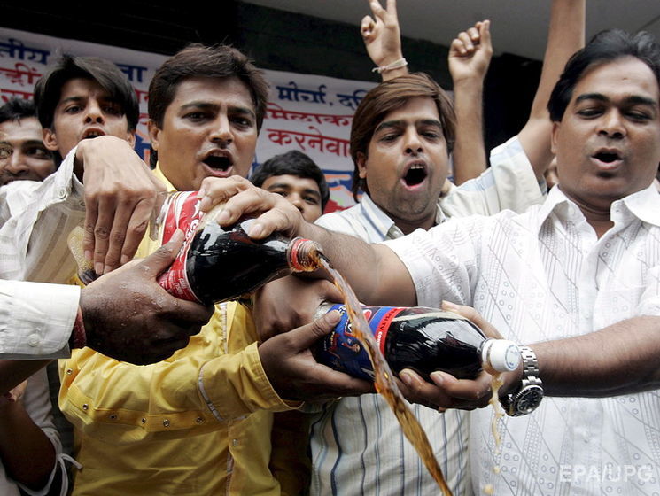 В індійському штаті оголосили бойкот Pepsi і Coca-Cola