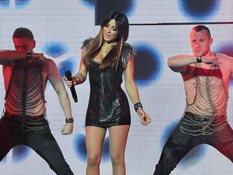 Ани Лорак на концерте в РФ заявила, что хочет 