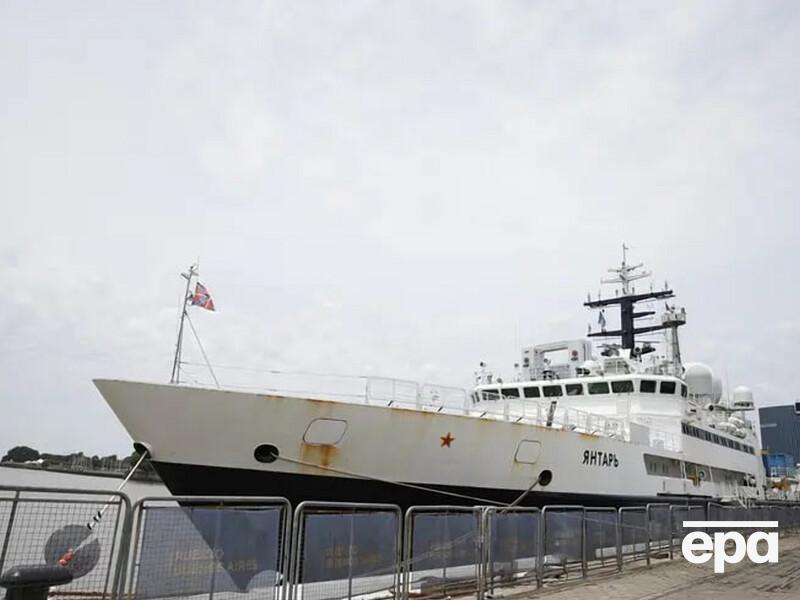 Министр обороны Великобритании заявил о шпионском судне РФ, откуда светили лазерами на британских пилотов 