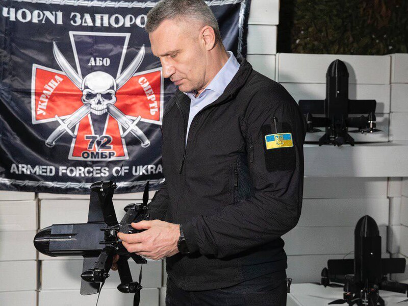 72-га бригада отримала від громади Києва ще 1100 безпілотників – Кличко