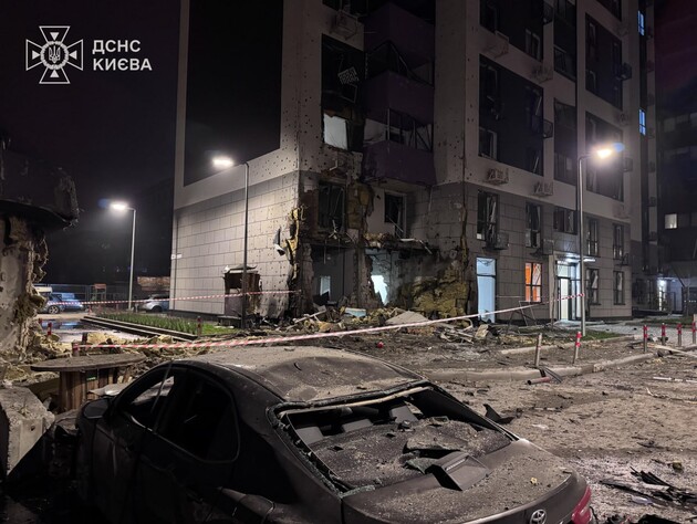 Зеленский прокомментировал ночную атаку на Киев и уточнил количество погибших