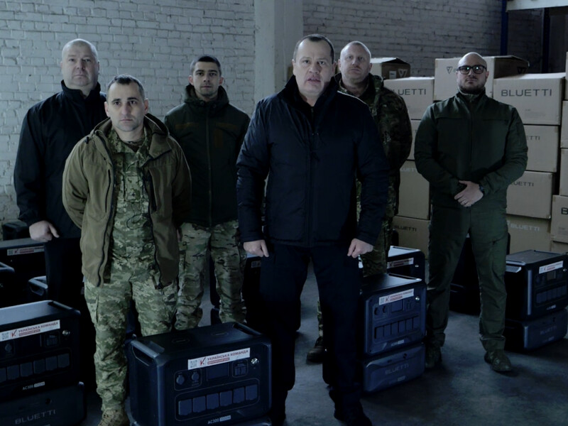 "Украинская команда" передала зарядные станции 28-й бригаде – Палатный