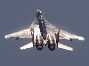 Дрони ГУР знищили російський МіГ-29 у Криму. Відео